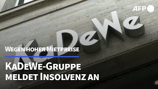 KaDeWeGruppe stellt Insolvenzantrag  AFP [upl. by Naerad]