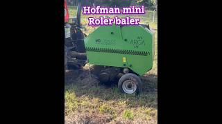 Hofman mini roler baler subscribe roundbaler farming newhollandbaler agriculture [upl. by Anom82]