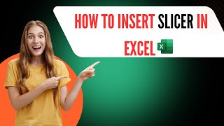 How to Insert Slicer in Excel [upl. by Nnaycnan]