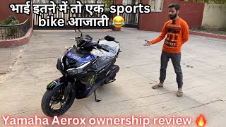 Finally Yamaha Aerox ownership review is here 🔥 drive with kunal [upl. by Ablem821]