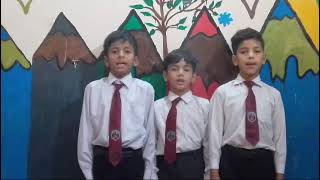 Pakistan National Anthem in School Assembly  NLSA  LIMS [upl. by Roana59]