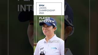 BMW BMW LADIES CHAMPIONSHIP 2024 Player Interview EunHee Ji [upl. by Gingras]