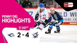 Schwenninger Wild Wings  Adler Mannheim  Highlights PENNY DEL 2223 [upl. by Nihcas]