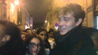 Francisco Lachowski harassed by fans in Paris [upl. by Wojcik313]