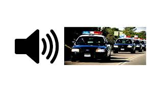 Police Siren Distant  Sound Effect  ProSounds [upl. by Notned180]