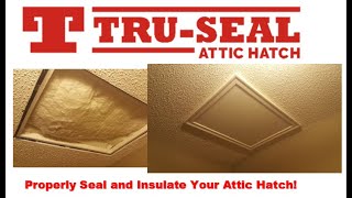 How to Install an Insulating Attic Hatch  Easy 4 Step DIY Installation  Airtight Attic Hatch [upl. by Erek]