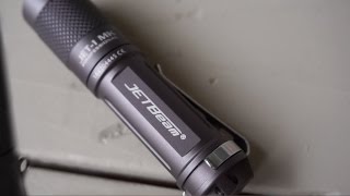 JETBeam Jet1 MK Flashlight Review [upl. by Nwahsyd94]