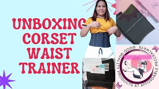 UNBOXING CORSET WAIST TRAINER  ICAHONLINE SHOP [upl. by Nnoryt658]