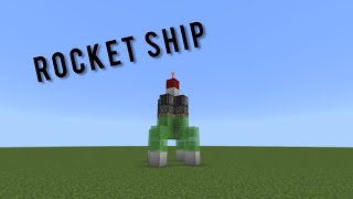 rocket ship tutorial  easy method 👌 [upl. by Nidnerb]