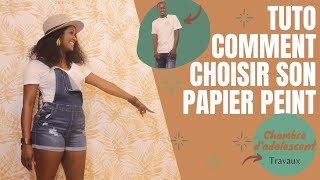 Tuto comment choisir son papier peint [upl. by Anaidirib704]