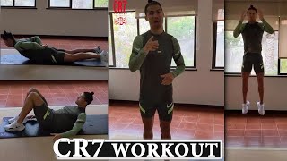 Cristiano Ronaldo Shows his Workout Routine [upl. by Enttirb]