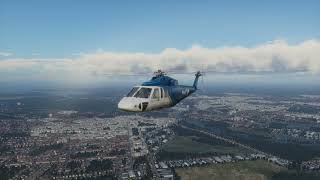 XPLANE 12 DEFAULT HELI FLIGHT TEST IN REAL WEATHER COPENHAGEN RIGSHOSPITALET  MALMO EKRH  ESMS [upl. by Eliza]