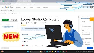 Looker Studio Qwik Start  Google cloud labs  qwiklab cloudsolution programming [upl. by Fidel]