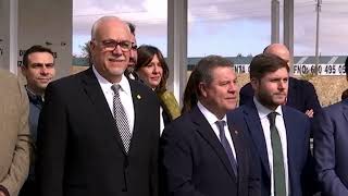 Inauguración de la remodelación de la estación de autobuses de Manzanares [upl. by Itnavart]