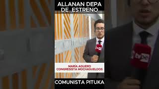 Fiscalía allana a congresista de perulibre María Agüero por mochasueldos [upl. by Annayr159]