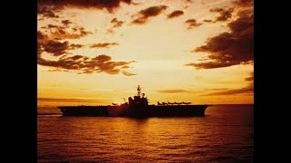 HMAS Melbourne Sunset Oct 2023 [upl. by Kiley]