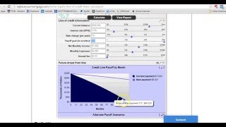 HELOC Calculator  How To Determine Your Debt Free Date [upl. by Marylou]