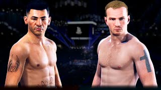 Arturo Gatti vs Micky Ward FULL FIGHT  Undisputed Boxing Game AI Simulation [upl. by Marienthal]