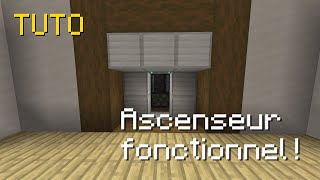 Comment faire un ascenseur sur minecraft en moins de 5 minutes  Version JAVA seulement [upl. by Dang385]