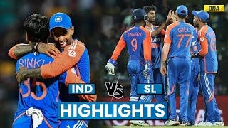 India Vs Sri Lanka Highlights 3rd T20 IND Beat SL In The Super Over Win The Series By 30 Cricket [upl. by Moritz]