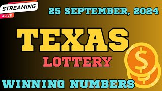 Texas Day Lottery Results For  25 Sep 2024  Pick 3  Daily 4  All or Nothing  Cash 5 Powerball [upl. by Rraval]