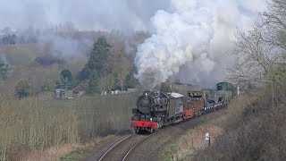 West Somerset Railway  Spring Steam Gala 2018 [upl. by Shayla]