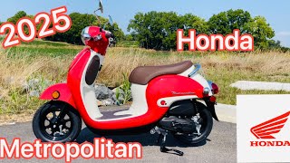 2025 Honda Metropolitan 49cc Scooter Close Look Walk Around amp Short RideReview [upl. by Nikal]