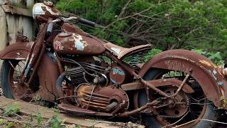 Man Restores 40YearsOld Classic Motorcycle Back to New  Start to Finish by LiveWithCreativity [upl. by Aissat]