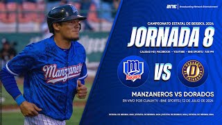 ¡Game3 Dorados vs Manzaneros HD [upl. by Aihseuqal]