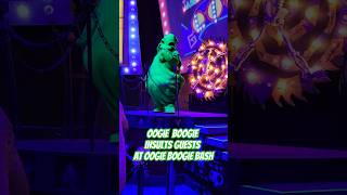 Oogie Boogie insults guests at Oogie Boogie Bash [upl. by Nagek724]