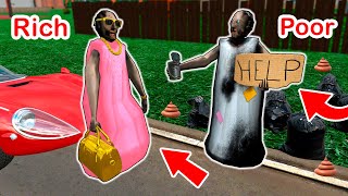 Rich Granny vs Poor Granny  funny horror animation parody p159 [upl. by Anneh304]