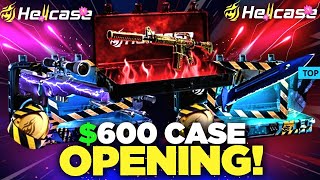 600 CASE OPENING ON HELLCASE  HELLCASE PROMO CODE 2024  HELLCASE CASE OPENING [upl. by Tracy596]