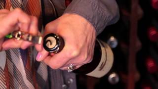 Opening wine with a double lever corkscrew [upl. by Aneeg666]