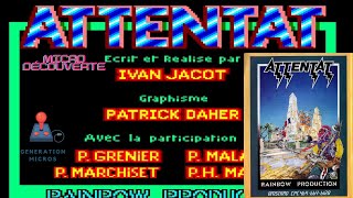 Micro Découverte  Attentat de Rainbow Productions 1986 sur Amstrad CPC [upl. by Libove193]