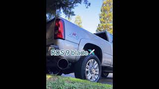 rds 9 blade lly chevy duramax with straight piped and 8 inch tip cold start [upl. by Cliff1]