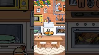 Aesthetic Kitchen 🍁🍂 Toca Boca Fall House Ideas tocagirlz tocaboca tocalifeworld [upl. by Tillford]