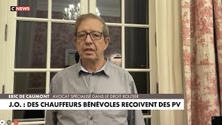 CNEWS  17102024  JO  des chauffeurs bénévoles reçoivent des PV [upl. by Welles275]