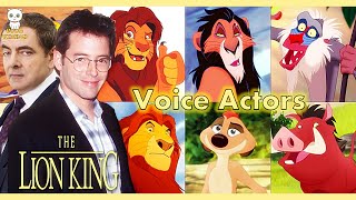 Voice Actors  The lion King 1994 [upl. by Eikcid]