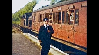 HawkhurstPaddock Wood Branch Line 1961 Last Days Cine Film [upl. by Narej515]