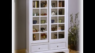 White Bookshelf with Doors [upl. by Eiuqcaj]