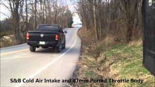 2013 RAM 1500 Straight Pipe Comparisons [upl. by Larimor]