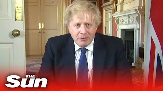 Boris Johnson addresses the UK as Russia invades Ukraine [upl. by Cohdwell]