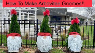 How to make arborvitae gnomes [upl. by Einreb793]