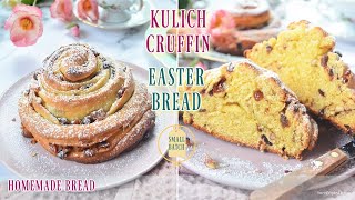 Kulich Cruffin Easter Bread [upl. by Yreneh489]