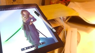 Ipad pro 129 and Apple Pencil Artists Review [upl. by Attezi]