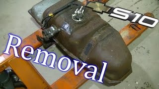 2001 S10 Fuel Tank Removal [upl. by Clower]