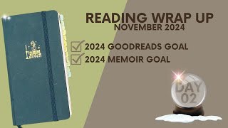 November Reading Wrap Up ✔️ Reaching 2024 Goals [upl. by Mal582]