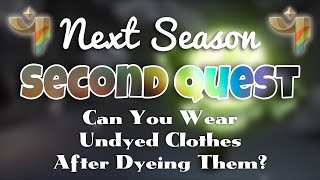 BETA NEXT SEASON  Second Quest  Swapping Clothes in Your Closet  Sky Beta Update nastymold [upl. by Ttenneb]