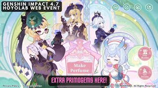 NEW EMILIE WEB EVENT CLAIM MORE PRIMOGEMS NOW  Fragrant Fantasy  Hoyolab Web Event 47 [upl. by Sina]