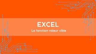 Excel  La fonction valeur cible [upl. by Hudgens]